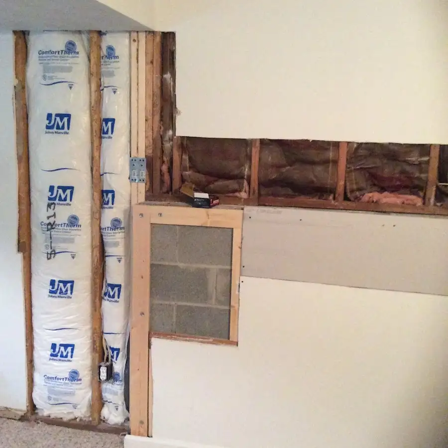 Wall insulation replacement during Odor Removal & Deodorization in Mango